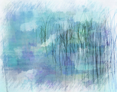 Photography titled "Watery Reeds" by Tom Reynen, Original Artwork