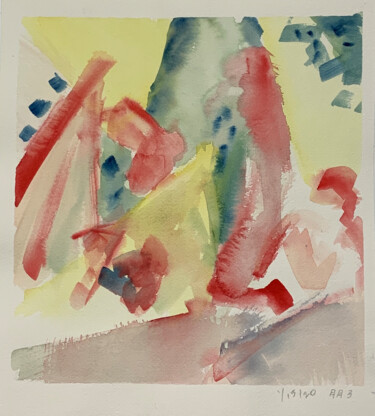 Pittura intitolato "Untitled 02" da Tomoko Sawada, Opera d'arte originale, Acquarello