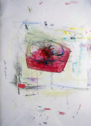 Peinture intitulée "UNTITLED SECRET" par Tom Sipas, Œuvre d'art originale, Huile
