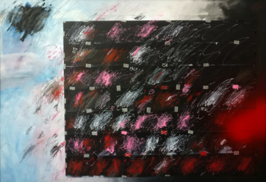 Peinture intitulée "IN THE SHADE OF THE…" par Tom Sipas, Œuvre d'art originale, Huile