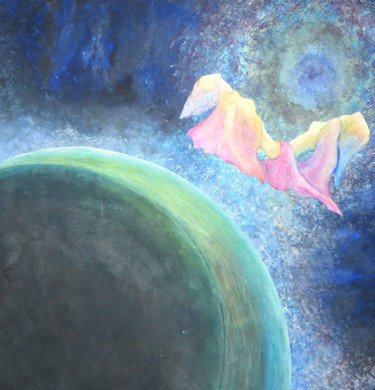 Картина под названием "The Ascension" - Tom Vincenec, Подлинное произведение искусства, Акрил