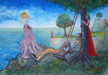 Pittura intitolato "Nostalgia: Abandonm…" da Tom Vincenec, Opera d'arte originale, Acrilico