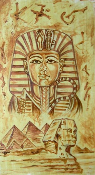 Painting titled "EGYPT" by Tomy Joseph Pulickal, Original Artwork