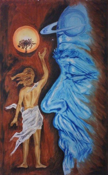 Painting titled "LAST HOPE" by Tomy Joseph Pulickal, Original Artwork