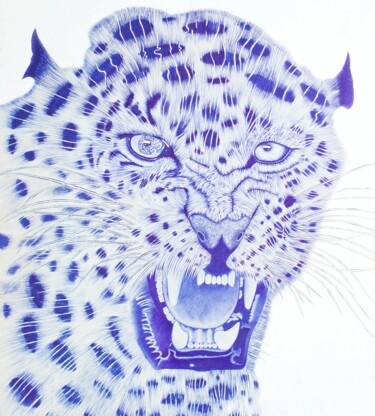 Né Jamaise Abandonnez Tekening getiteld "Né Jamaise Abandonn…" door Toneroartwork Anthony Edem, Origineel Kunstwerk, Balpen