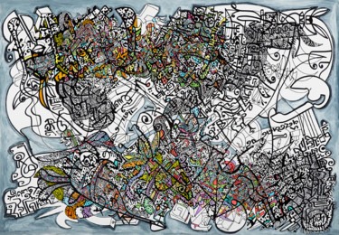 Картина под названием "tongraphy art" - Tonguç Gökalp, Подлинное произведение искусства