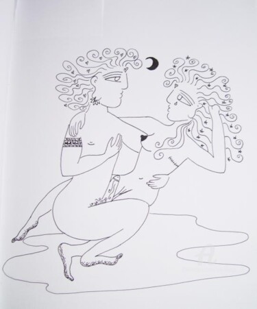 Drawing titled "Believe in our Love" by Toni Barca, Original Artwork