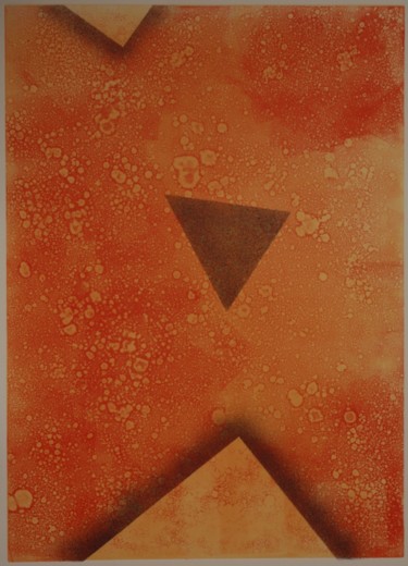 Printmaking titled "composition-in-red-…" by Toni Dimovski, Original Artwork