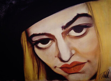 Картина под названием "Merci" - Tonia R.Alvarez, Подлинное произведение искусства, Пастель