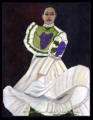 Картина под названием "Guadalupe" - Berry Toni, Подлинное произведение искусства