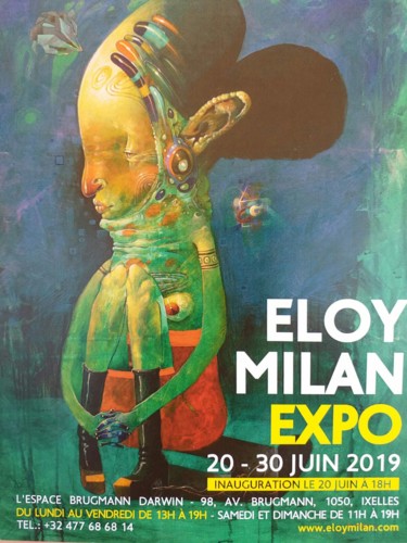 Pittura intitolato "Eloy Milan" da Tonino Bosica, Opera d'arte originale