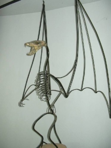 Escultura intitulada "Dragão" por Toni Ginja, Obras de arte originais