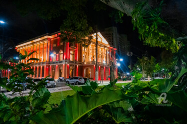 Fotografía titulada "TEATRO DA PAZ EM BE…" por Toninho Castro, Obra de arte original, Fotografía digital