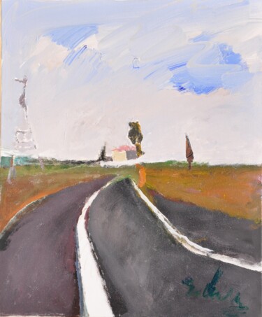 Pintura titulada "At distance / A dis…" por Tonino Gottarelli, Obra de arte original, Acrílico