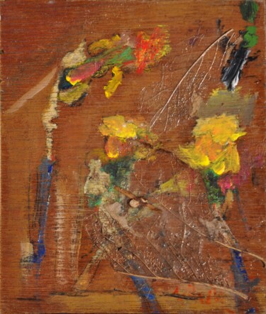 Pintura intitulada "Yellow daffodils /…" por Tonino Gottarelli, Obras de arte originais, Acrílico