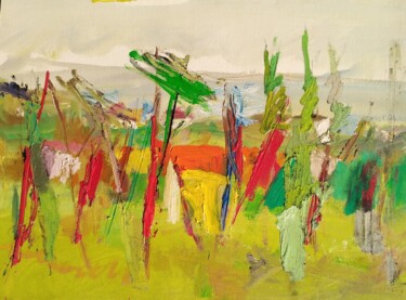 Schilderij getiteld "Il colore racconta" door Tonino Gottarelli, Origineel Kunstwerk, Acryl
