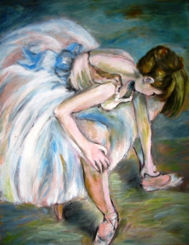 Peinture intitulée "Danseuse" par Tonio Klay, Œuvre d'art originale, Huile