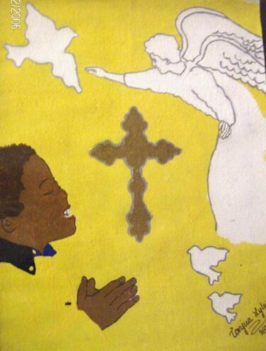 Peinture intitulée "An Answered Prayer" par Tonjua Lyles, Œuvre d'art originale