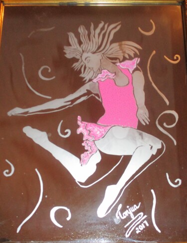Peinture intitulée "The Dancer(female)" par Tonjua Lyles, Œuvre d'art originale, Acrylique