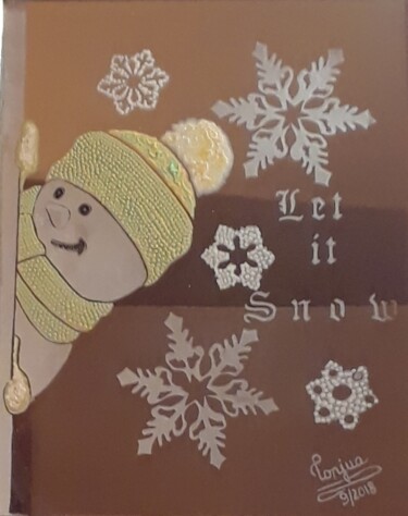 Pintura intitulada "Let it Snow" por Tonjua Lyles, Obras de arte originais, Acrílico