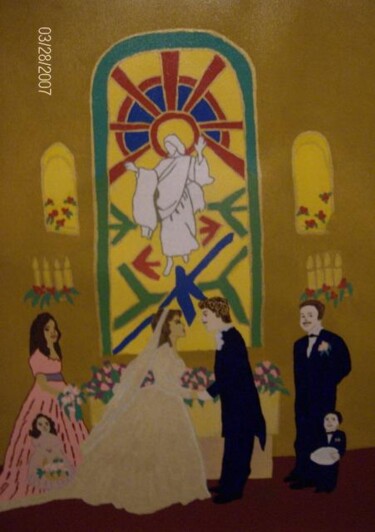Peinture intitulée "After The Ceremony" par Tonjua Lyles, Œuvre d'art originale