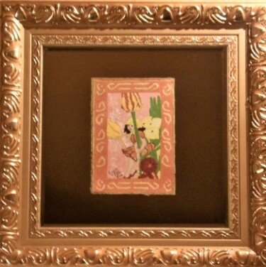Schilderij getiteld "Little Fairy" door Tonjua Lyles, Origineel Kunstwerk, Acryl