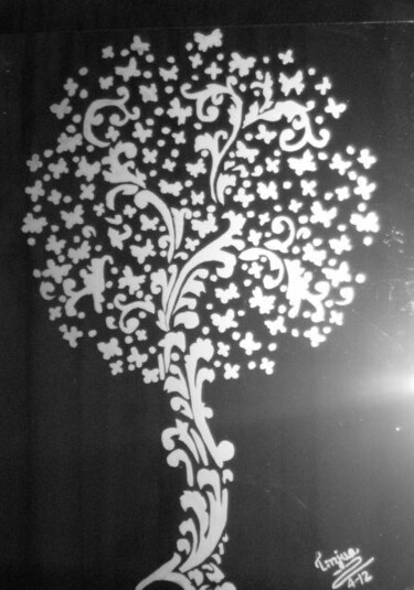 Картина под названием "Tree of Life" - Tonjua Lyles, Подлинное произведение искусства
