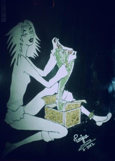 Peinture intitulée "Shopping Spree for…" par Tonjua Lyles, Œuvre d'art originale