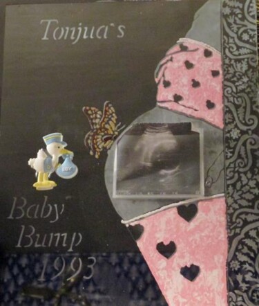 Painting titled "Baby Ultrasound Kee…" by Tonjua Lyles, Original Artwork, Other