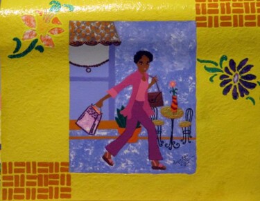 Painting titled "Ladies on the Move…" by Tonjua Lyles, Original Artwork