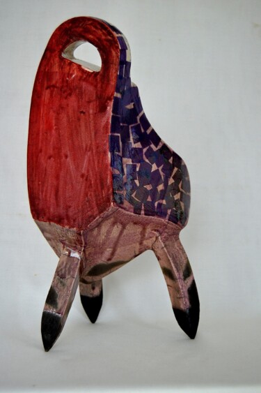 Sculpture titled "Untitled in Red & P…" by Tony Briffa, Original Artwork, Ceramics