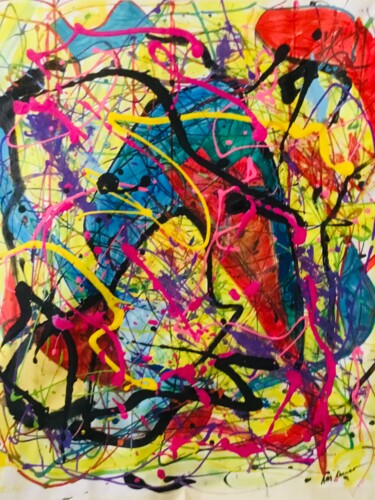 Painting titled "Unit #210  “Obsessi…" by Tony Caruso, Original Artwork, Acrylic