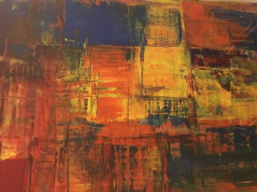Painting titled "Unit #1030  “Wyomin…" by Tony Caruso, Original Artwork, Acrylic