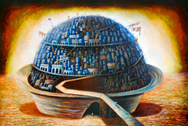 Картина под названием "Chronicles of the w…" - Tony Rodriguez(Juan Antonio Rodriguez Ol, Подлинное произведение искусства, М…