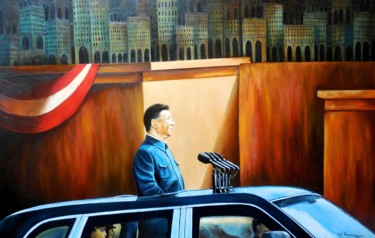 Pintura titulada "In time of coronavi…" por Tony Rodriguez(Juan Antonio Rodriguez Ol, Obra de arte original, Oleo