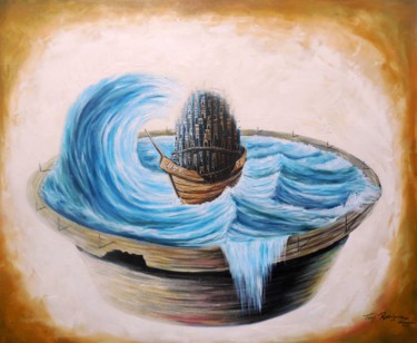 Malerei mit dem Titel "From the series Chr…" von Tony Rodriguez(Juan Antonio Rodriguez Ol, Original-Kunstwerk, Öl