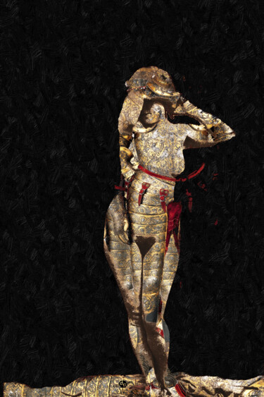 Pittura intitolato "She's Made Of Armor" da Tony Rubino, Opera d'arte originale, Acrilico