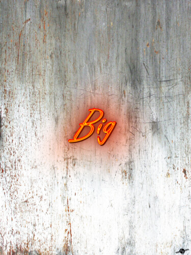 "Small Big" başlıklı Tablo Tony Rubino tarafından, Orijinal sanat, Akrilik Ahşap Sedye çerçevesi üzerine monte edilmiş