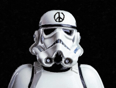 Картина под названием "Storm Trooper Star…" - Tony Rubino, Подлинное произведение искусства, Акрил Установлен на Деревянная…