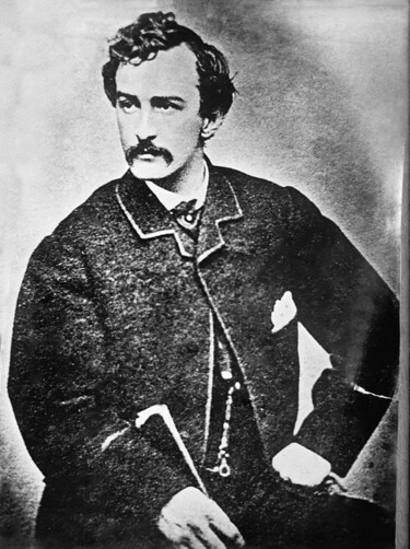 Картина под названием "John Wilkes Booth M…" - Tony Rubino, Подлинное произведение искусства, Акрил Установлен на Деревянная…
