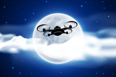 Картина под названием "RC Drone Pilot Gift…" - Tony Rubino, Подлинное произведение искусства, Акрил Установлен на Деревянная…