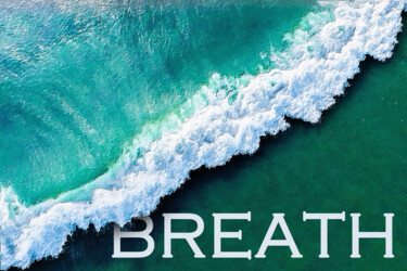 Malarstwo zatytułowany „Breath Meditation Z…” autorstwa Tony Rubino, Oryginalna praca, Akryl Zamontowany na Drewniana rama n…