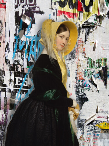 Картина под названием "Woman Women Shy Cla…" - Tony Rubino, Подлинное произведение искусства, Акрил Установлен на Деревянная…