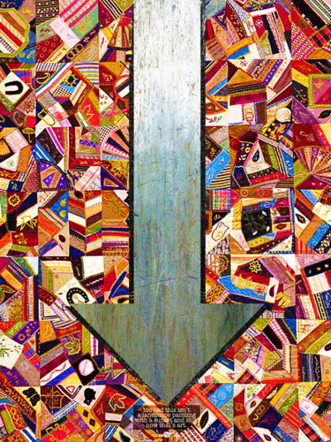 Картина под названием "Closely 5" - Tony Rubino, Подлинное произведение искусства, Акрил Установлен на Деревянная рама для н…
