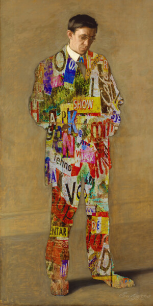 Картина под названием "Fancy Classic Class…" - Tony Rubino, Подлинное произведение искусства, Акрил Установлен на Деревянная…