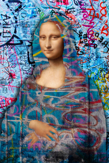 Malerei mit dem Titel "Leonardo da Vinci's…" von Tony Rubino, Original-Kunstwerk, Acryl Auf Keilrahmen aus Holz montiert