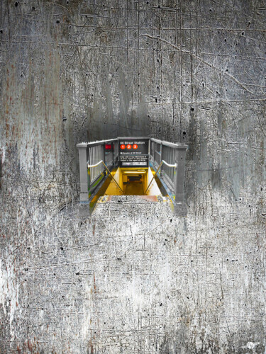 Peinture intitulée "Subway" par Tony Rubino, Œuvre d'art originale, Acrylique Monté sur Châssis en bois