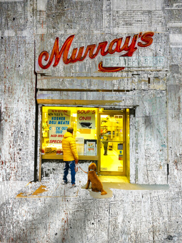Malerei mit dem Titel "Murray's" von Tony Rubino, Original-Kunstwerk, Acryl Auf Keilrahmen aus Holz montiert