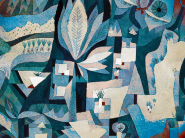 绘画 标题为“Paul Klee Tribute A…” 由Tony Rubino, 原创艺术品, 丙烯 安装在木质担架架上