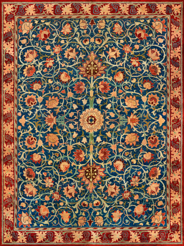 Malarstwo zatytułowany „Floral Pattern Desi…” autorstwa Tony Rubino, Oryginalna praca, Akryl Zamontowany na Drewniana rama n…